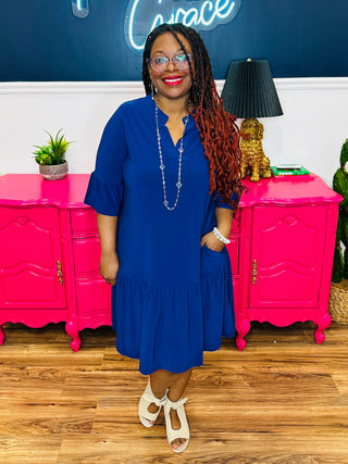 Dear Scarlett Lizzy Sunday Dress - Navy