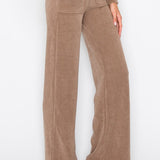 Wide Leg Corduroy Pants - Khaki - LAST ONES FINAL SALE