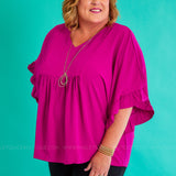So I've Heard Top - Magenta* LAST ONES FINAL SALE *