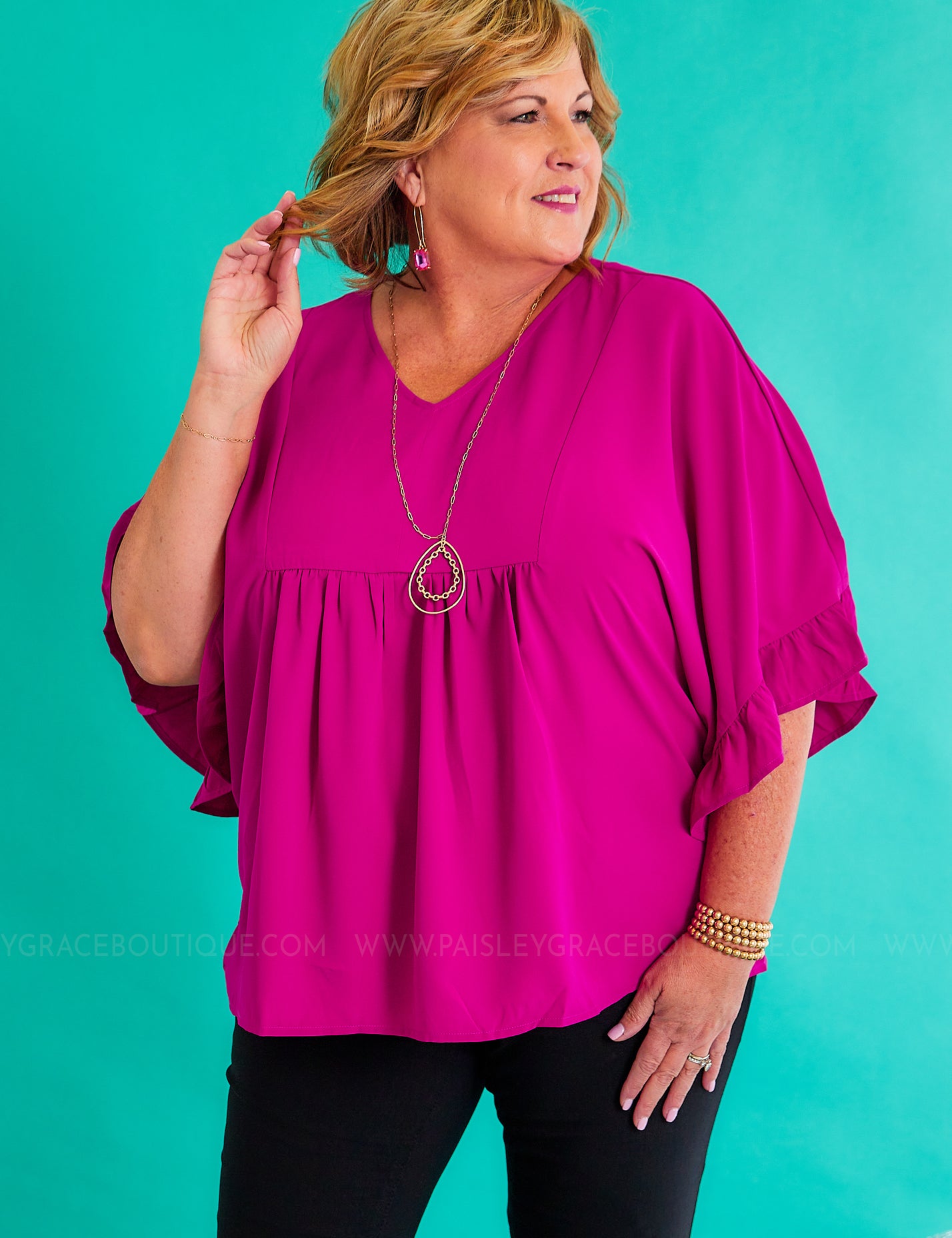 So I've Heard Top - Magenta* LAST ONES FINAL SALE *