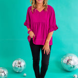 So I've Heard Top - Magenta* LAST ONES FINAL SALE *
