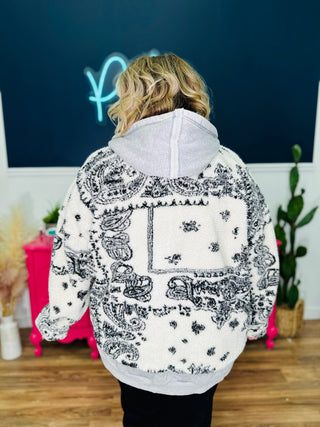 Terry Fleece Zip Front Jacket *Final Sale*