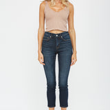 Off The Beaten Path Cigarette Ankle Jeans By Mica - PREORDER