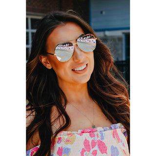 The Alex Pink/Gold - High Quality Unisex Aviator Sunglasses  - PREORDER