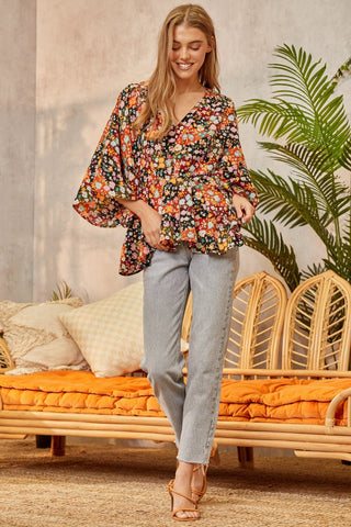 Petunia Paradise Top - FINAL SALE