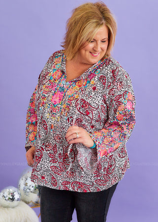 Sparking Romance Top - FINAL SALE