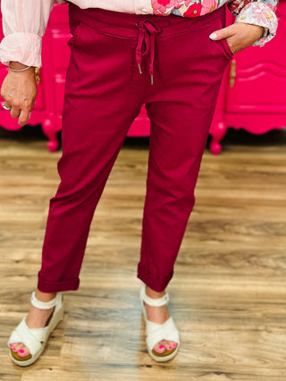 Magic Pants - Cranberry 120825