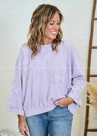 Vine And Dandy Sweatshirt - Lavender