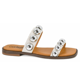 Catch A Buzz Sandals - White PREORDER