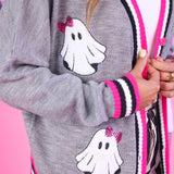 PREORDER- GiGi The Ghost Chenille Patch Cardigan