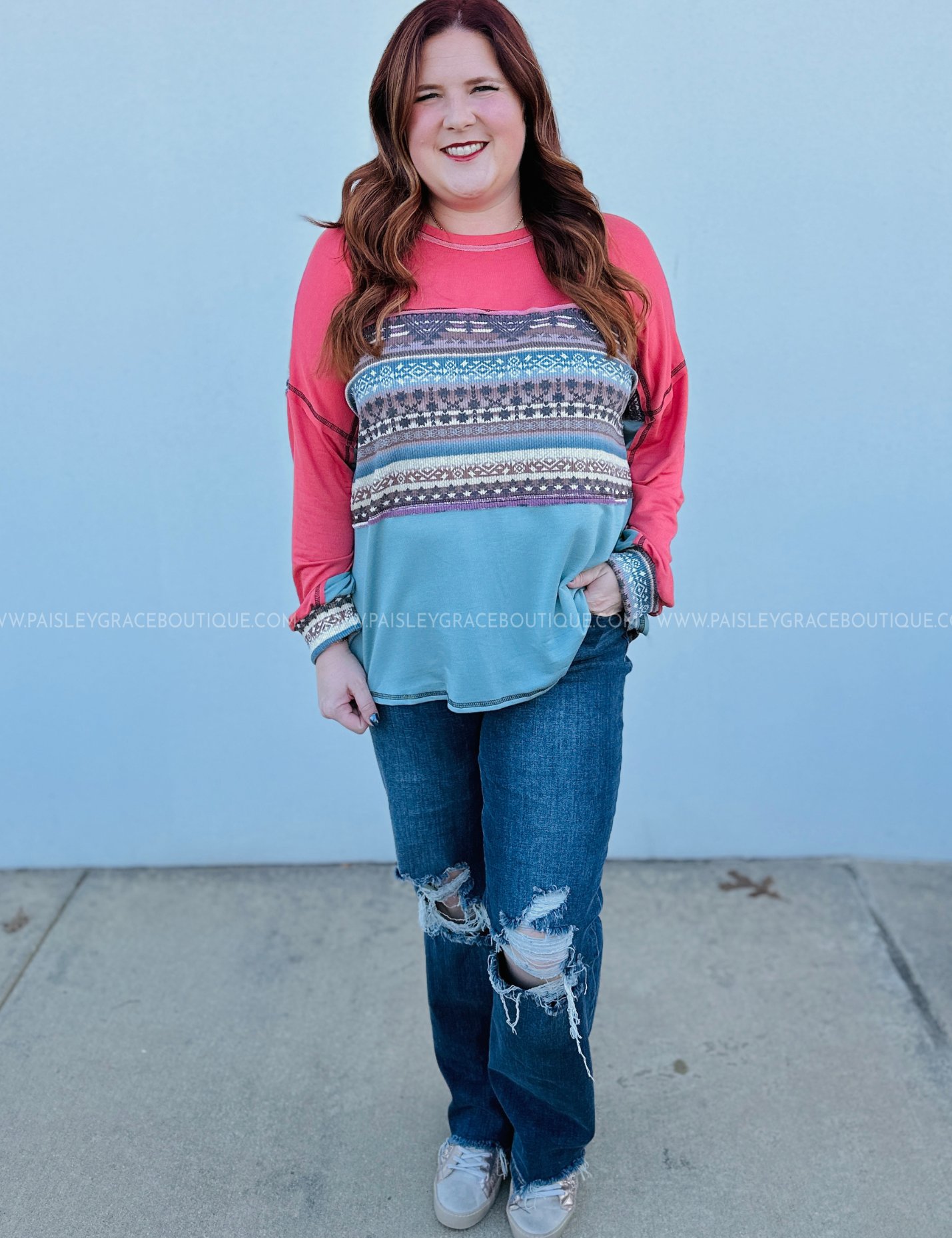 Gonna Be Alright Top - Coral* LAST ONES FINAL SALE *
