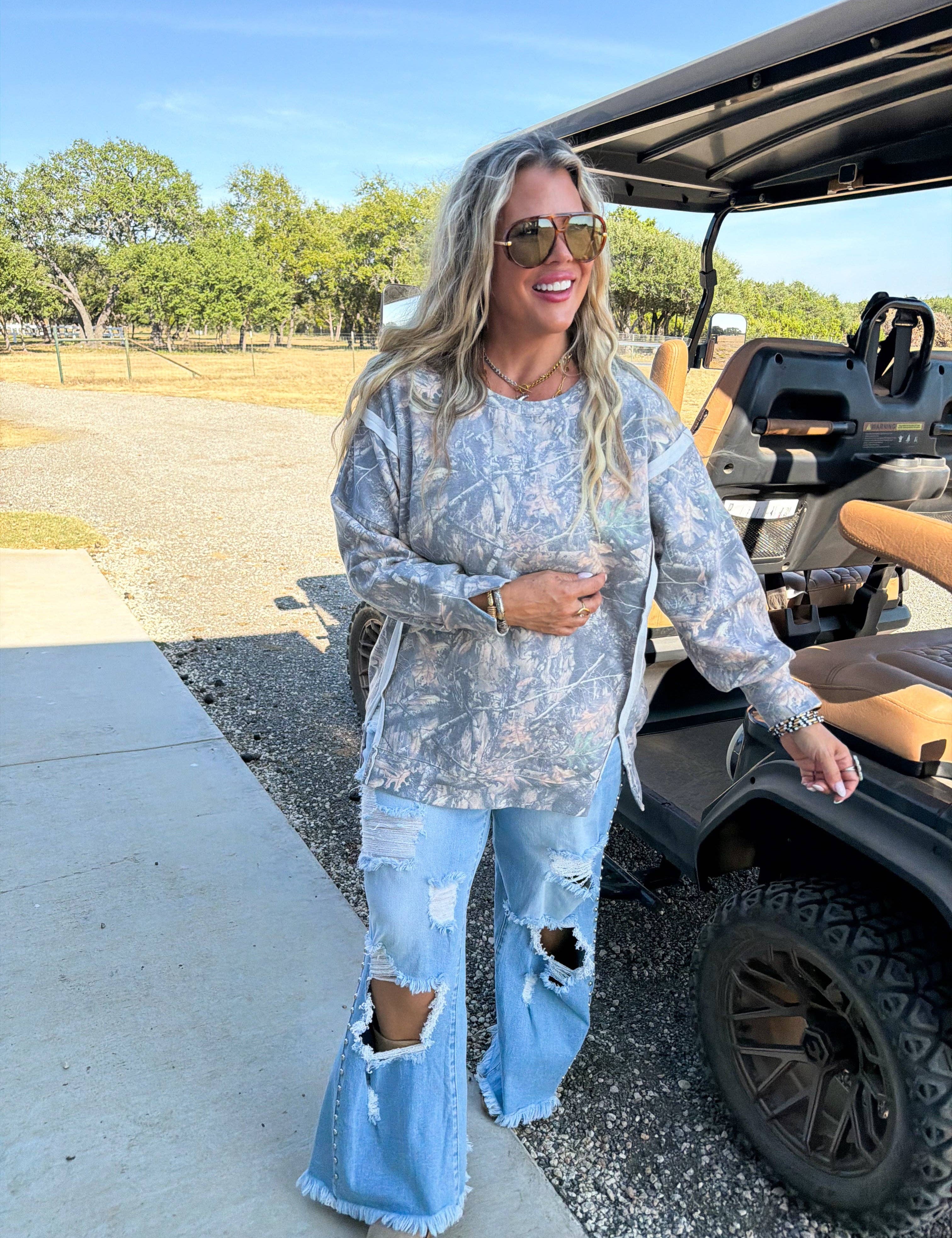 WANDER CAMO CLASSIC CREW PULLOVER Blakeley - PREORDER