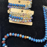 Iridescent Navy Bracelet and Necklace - 2 Styles - PREORDER