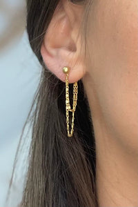 Reign Earrings 14k Gold Dipped - 2 Colors