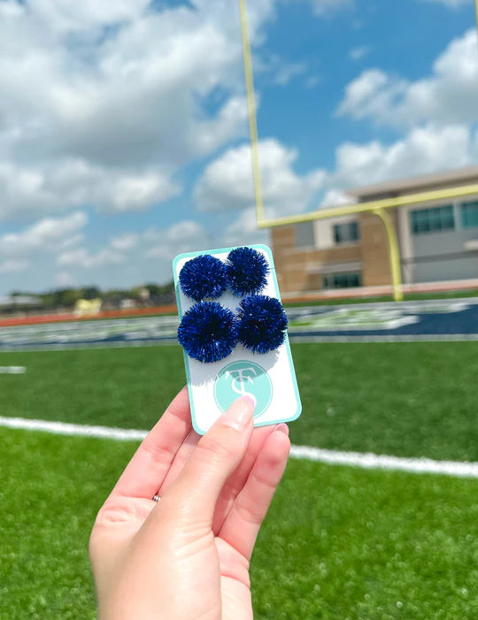 Gameday Poms Earrings by Taylor Shaye* LAST ONES FINAL SALE * - LAST ONES FINAL SALE