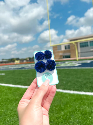 Gameday Poms Earrings by Taylor Shaye - 3 Colors