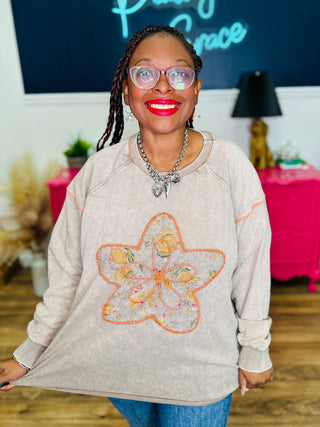 Stitched Star Sweatshirt