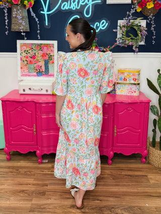 Spring Water Maxi Dress