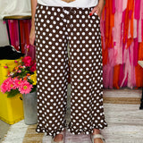 Dot To Dot Pants - Brown
