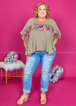 Clear Curiosity Top - Taupe