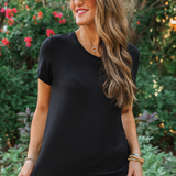 PREORDER- Jess Lea Basic Tee- Black