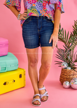 Load image into Gallery viewer, Janie Mid-length Elastic Waist Shorts by Judy Blue
