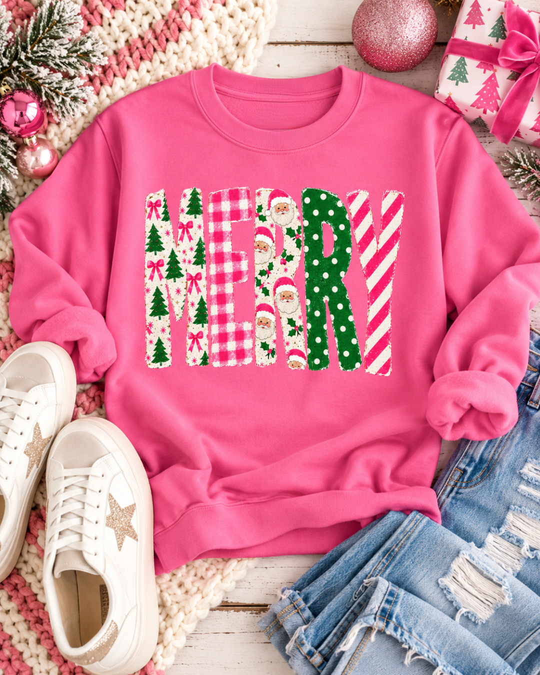 Pinkmas Cheer Tee or Sweatshirt