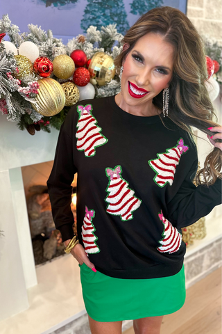 PREORDER- Bow Christmas Treat Pullover