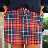 DEAL - Patterned in Plaid Skort - PREORDER