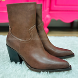 Victoria Boots by Shu Shop - Cognac - LAST ONES FINAL SALE