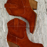 Deirdra Boots by Very G - Rust Suede - LAST ONES FINAL SALE