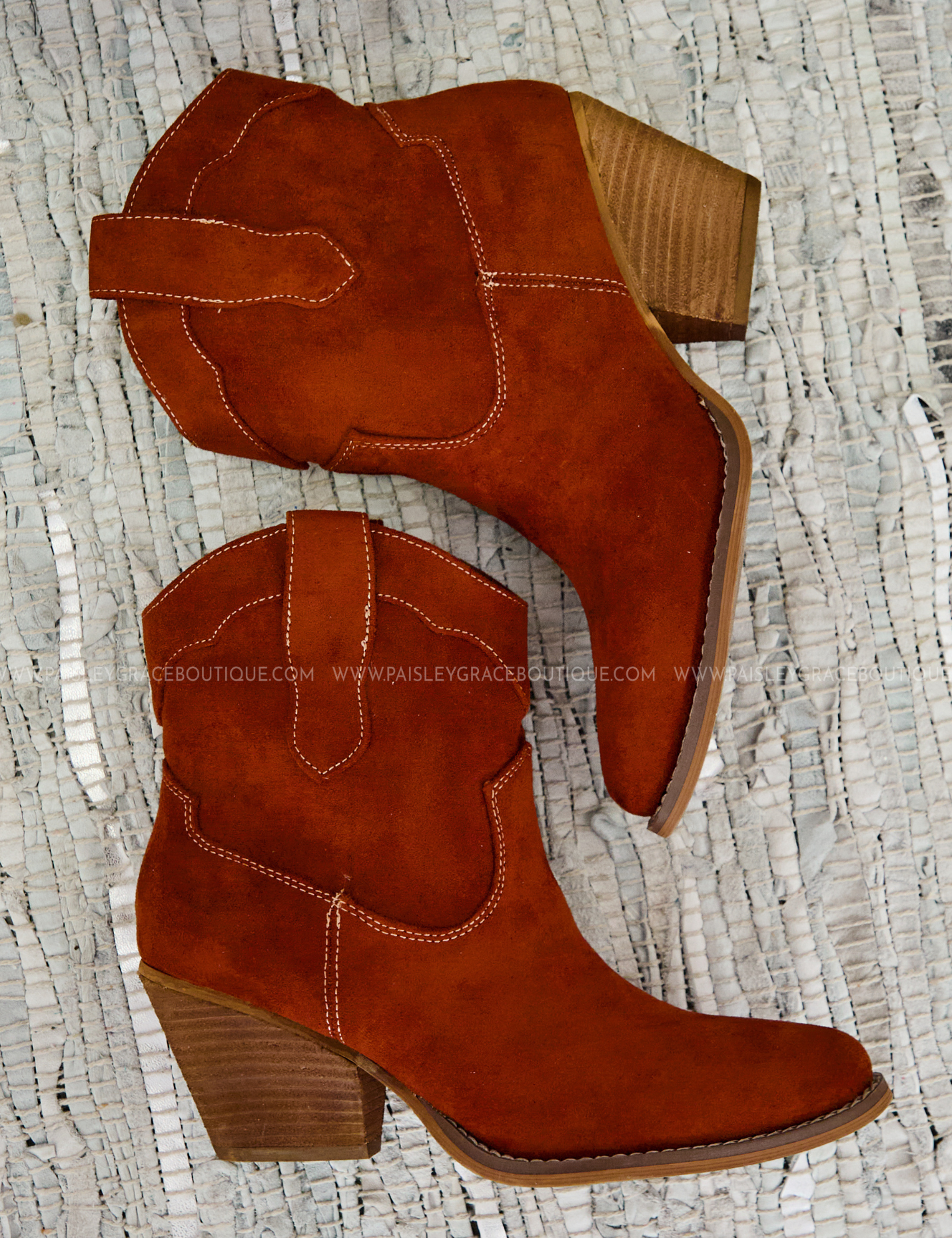 Deirdra Boots by Very G - Rust Suede - LAST ONES FINAL SALE