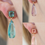 Verona Crystal Dangle Earrings - 3 Colors