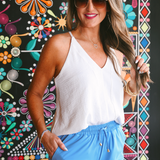 PREORDER- Solid Dusty Blue Everyday Shorts