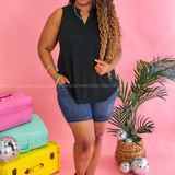 Laura Solid Sleeveless Top - 10 Colors* LAST ONES FINAL SALE *