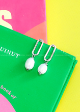 Load image into Gallery viewer, Samantha Pearl Dangle Earrings
