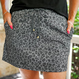 DEAL - Smokey Leopard Skort - PREORDER