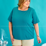 Perfectly Mine Top - Teal* LAST ONES FINAL SALE *