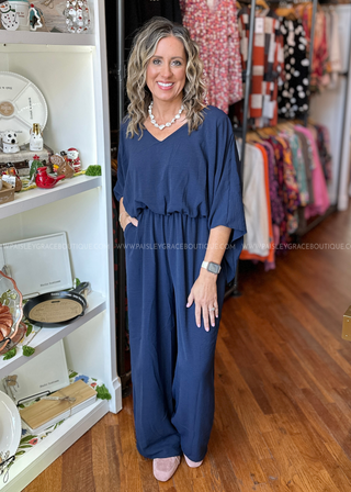 Up to Something Wide Leg Jumpsuit