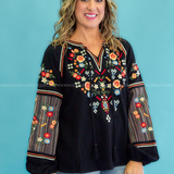 Stars Hollow Top - Black - LAST ONES FINAL SALE