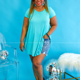 Time Stands Still Tunic - Mint LAST ONES FINAL SALE *