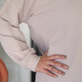 Alexis Corded Pullover - TAUPE - LAST ONES FINAL SALE