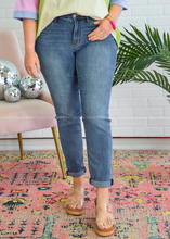 Load image into Gallery viewer, Lola Slim Cuffed Jeans by Judy Blue
