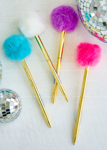 Load image into Gallery viewer, Plushest Pom Pom Pens - 4 Colors
