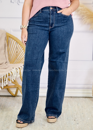 Hazel High Rise Vintage Wide Leg Jeans