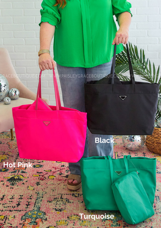 Smooth Style Tote Bag Set - 3 Colors - FINAL SALE