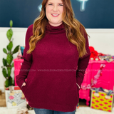 City Never Sleeps Top - Maroon* LAST ONES FINAL SALE *