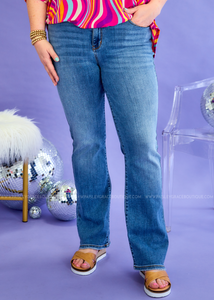 Hannah Vintage Bootcut Jeans by Judy Blue - FINAL SALE