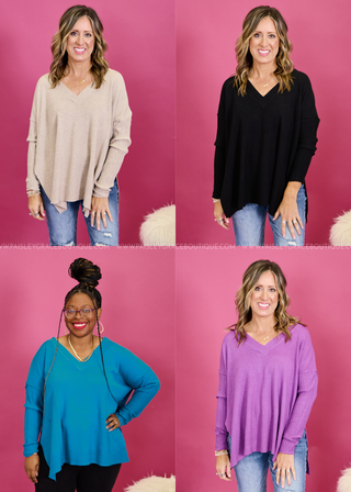 Love Unscripted Top - 4 Colors - DOORBUSTER