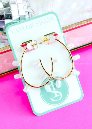 Bianca Earrings by Taylor Shaye - White - DOORBUSTER